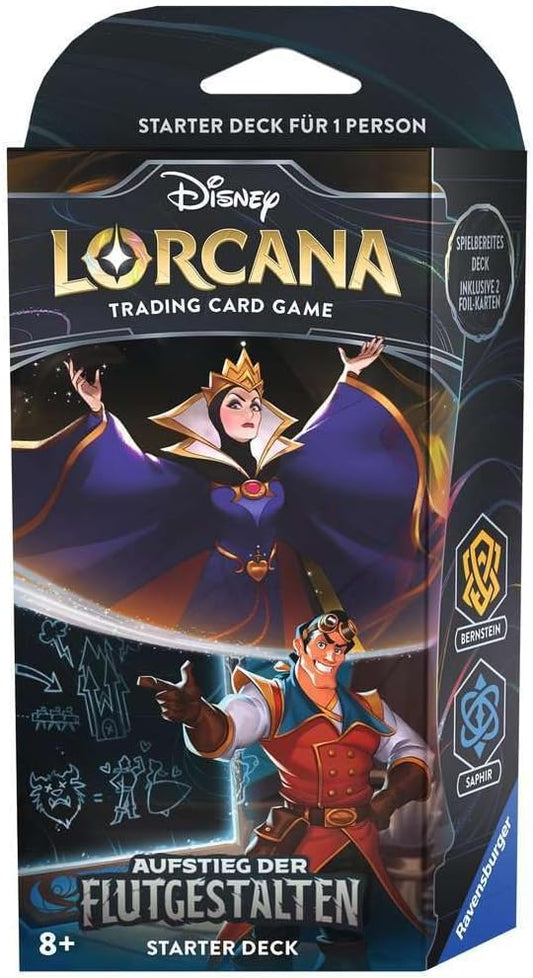 Disney Lorcana - Rise of the Floodborn Starter Deck - Amber & Sapphire