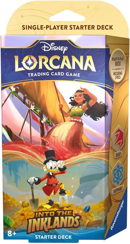 Disney Lorcana - Into the Inklands Starter Deck - Ruby & Sapphire