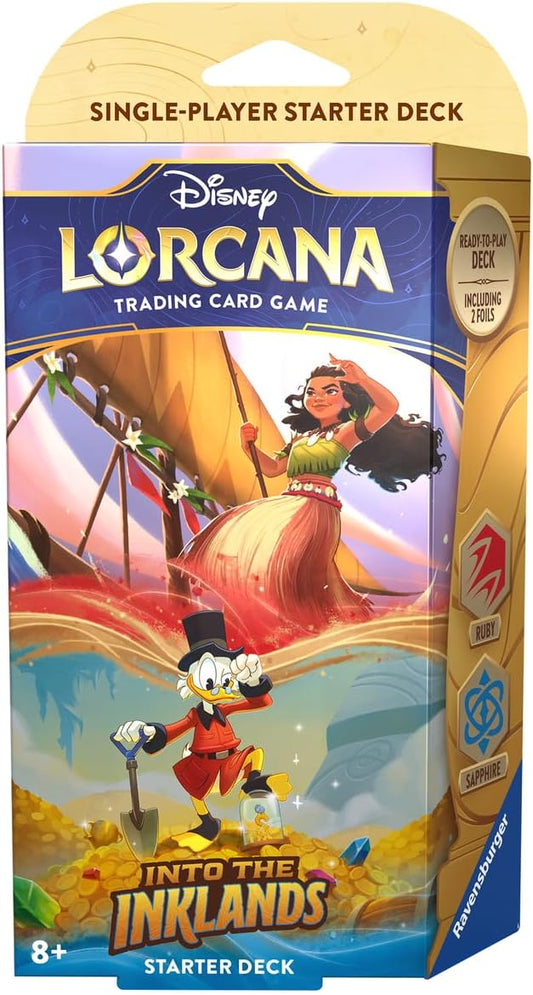 Disney Lorcana - Into the Inklands Starter Deck - Ruby & Sapphire
