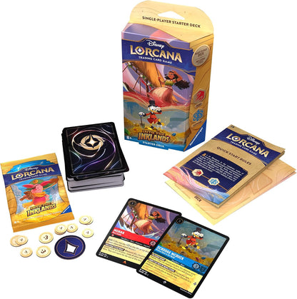 Disney Lorcana - Into the Inklands Starter Deck - Ruby & Sapphire