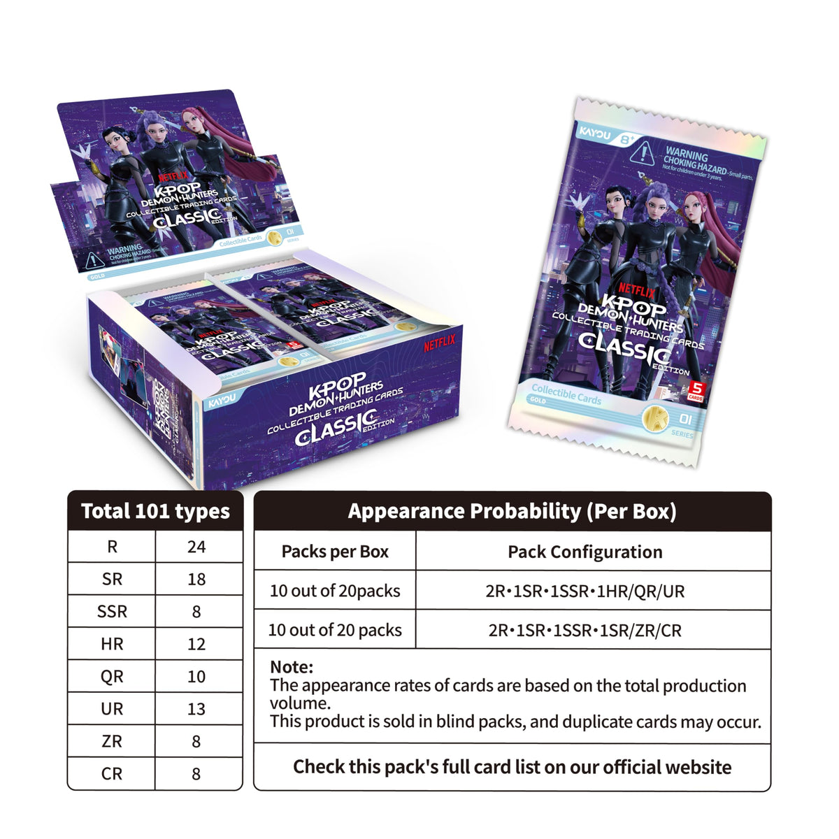 K-POP Demon Hunters - Classic Edition Series 1-B Foil - Booster Box