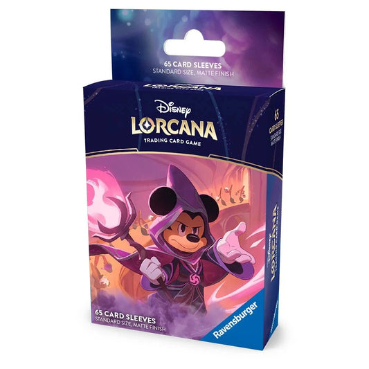 Disney Lorcana - Card Sleeve Pack Mickey Mouse - Wayward Sorcerer - Set 8