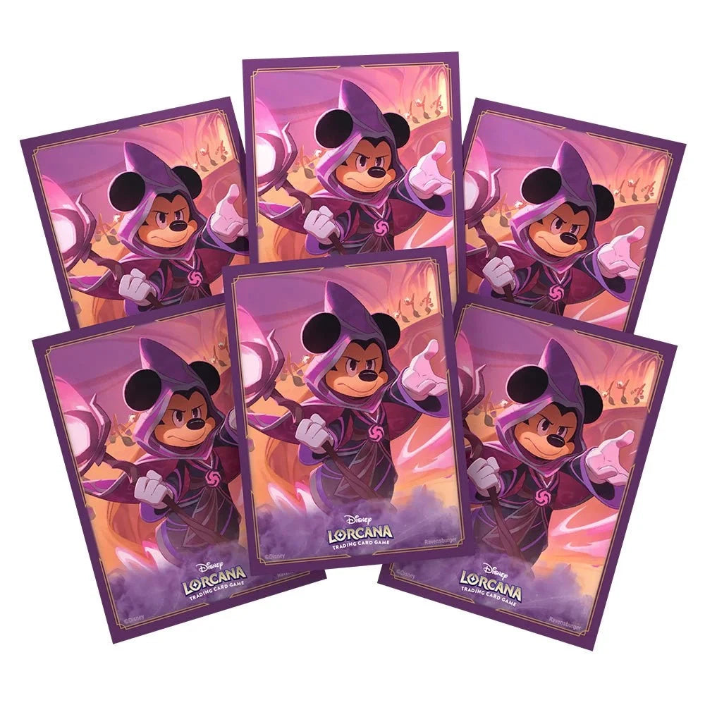 Disney Lorcana - Card Sleeve Pack Mickey Mouse - Wayward Sorcerer - Set 8